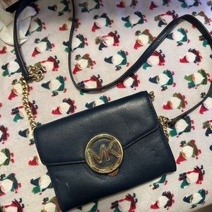 Michael Kors Navy Blue Crossbody